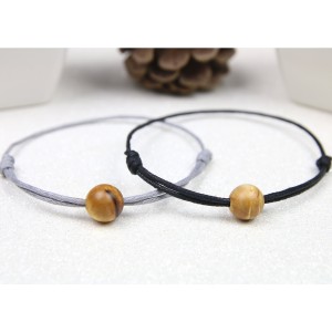 Duo Bracelets perles Bouleau madré